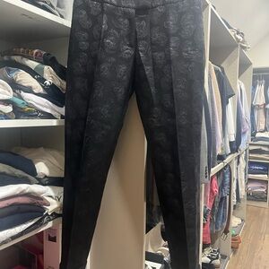 Stella McCartney Black Paisley Dress Pants